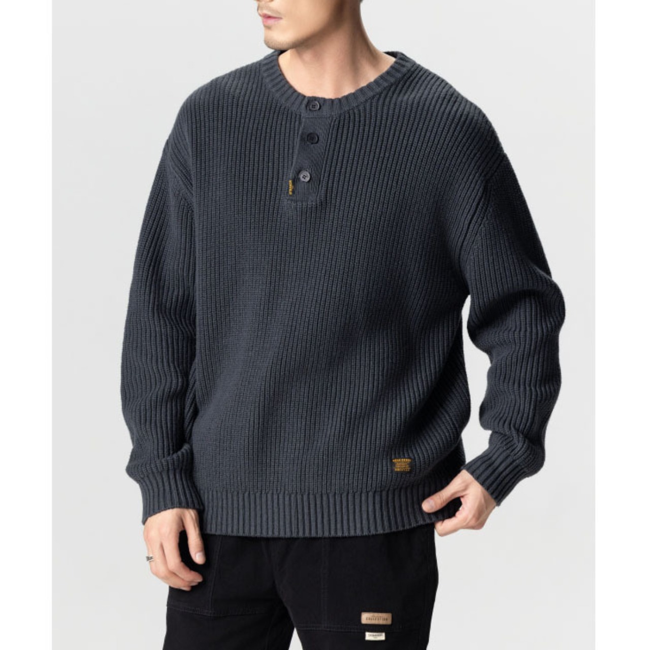 【Soft Structure】ヘンリーネック リブニット　TB1991・画像11