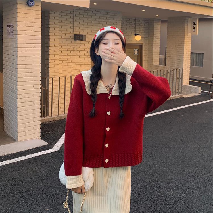ドールカラーガーリーカーディガン V7050