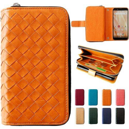 Galaxy A55 5G SC-53E SCG27 用 手帳型 ケース カバー SC53E SC-53Eケース SC-53Eカバー SCG27ケース SCG27カバー GalaxyA55 ギャラクシー 手帳 手帳型ケース 手帳型カバー 財布付き編み込み キャメル 2521