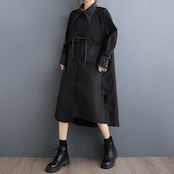 レイヤードデザイン ドロップショルダー ワンピース 00093