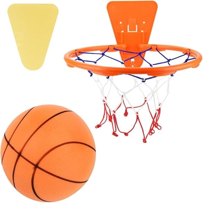 静音バスケットボール ゴール付き 室内練習 ポリウレタン 騒音対策
