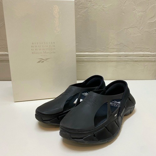 Maison Margiela×Reebok メゾンマルジェラ×リーボック カットアウト スリッポン スニーカー Project 0 CR Black size5【代官山11】