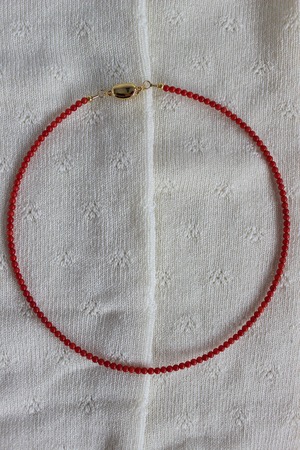 beads choker necklace