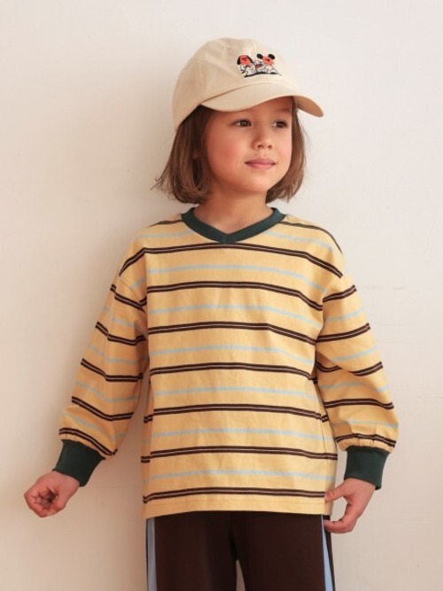 【予約】O&G ﾎﾞｰﾀﾞｰVﾈｯｸTｼｬﾂ 80~140