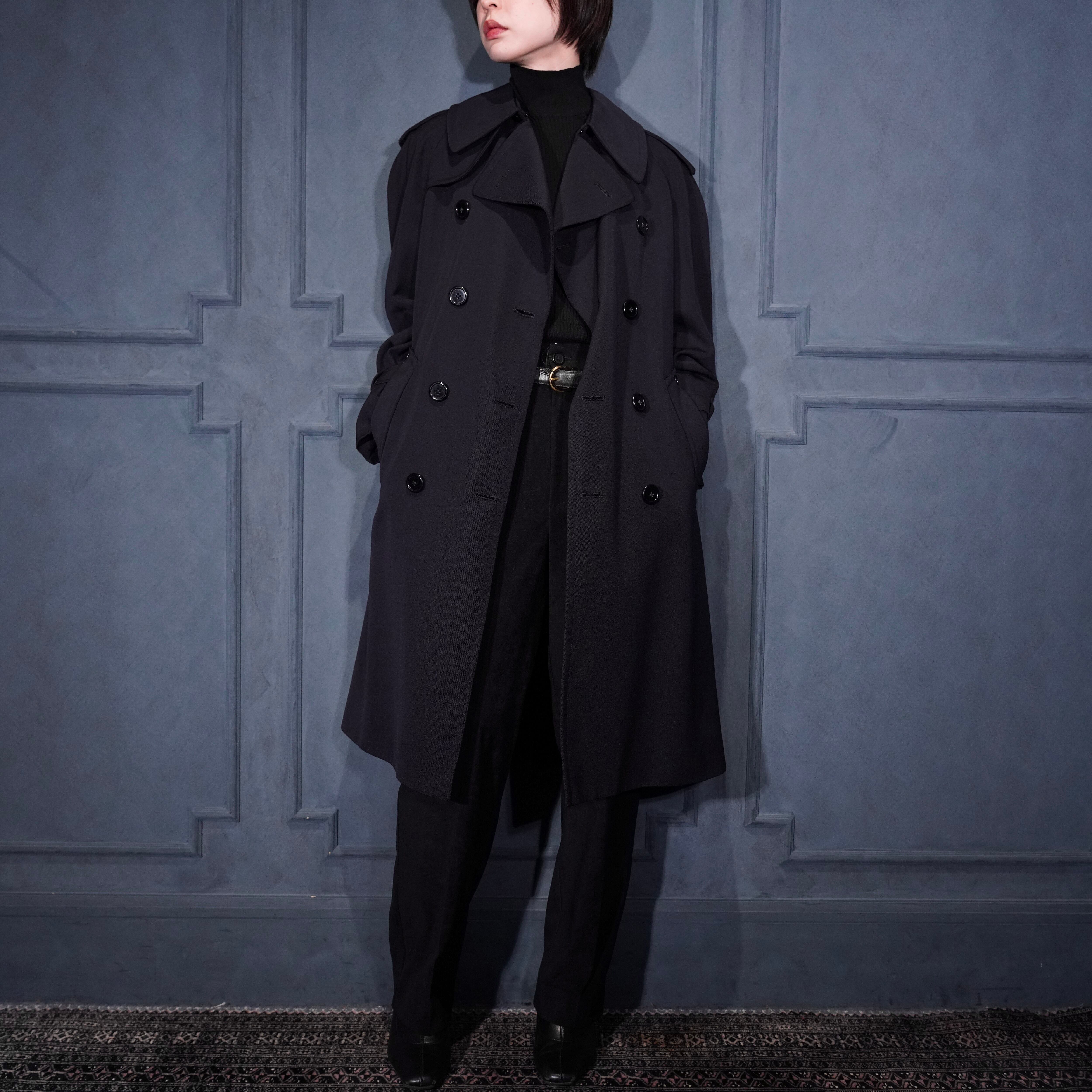 【美品】Aquascutum トレンチコート ウールライナー ベルト S Aquascutum WOOL BELTED TRENCH COAT MADE IN ENGLAND/アクアスキュー