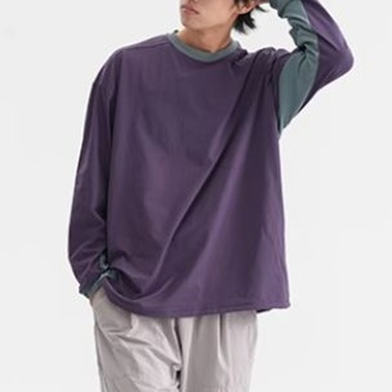 Long Sleeve Drawstring Hemline Pullover ◇5color H0675
