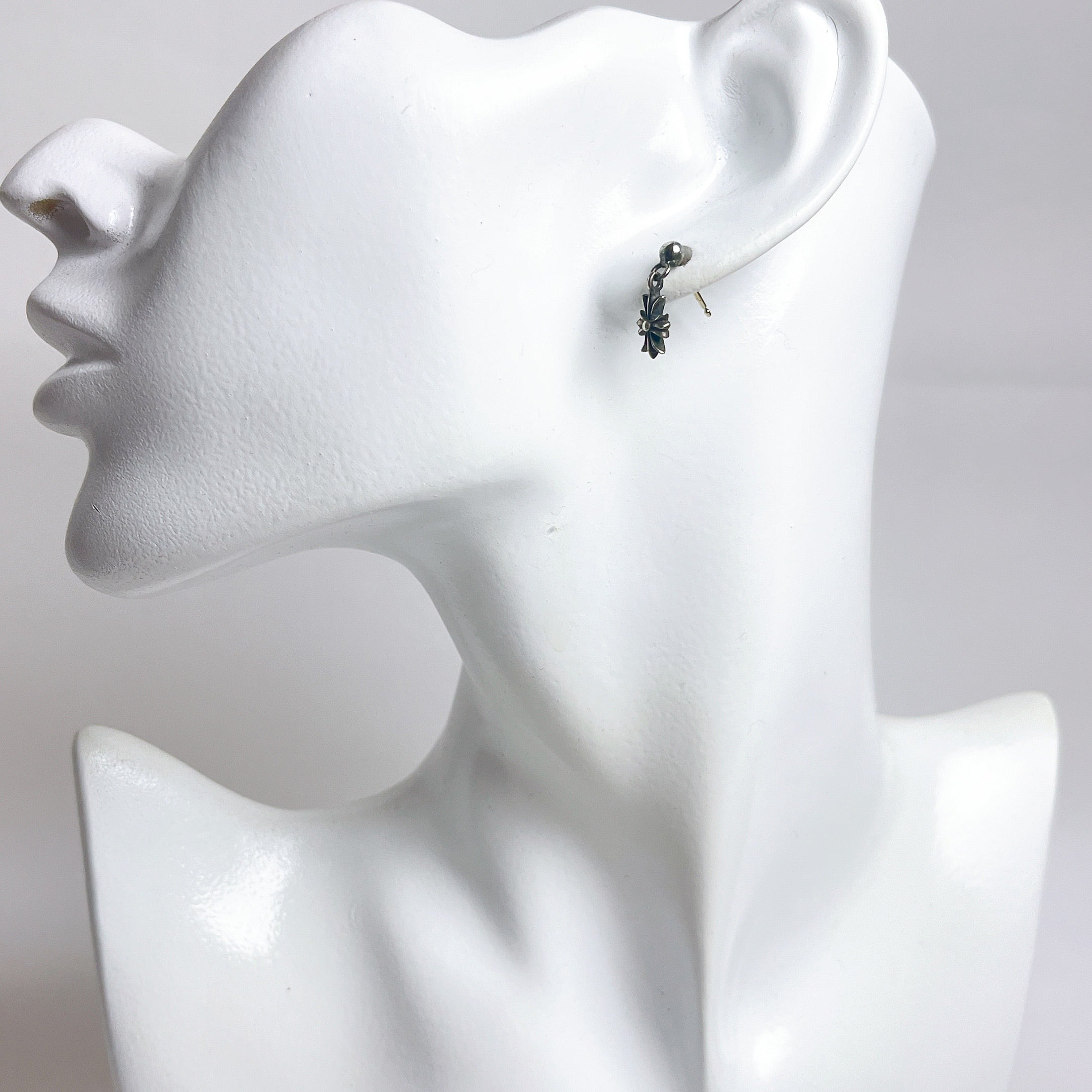 クロムハーツタイニーe chプラスドロップピアス925 14K 2点