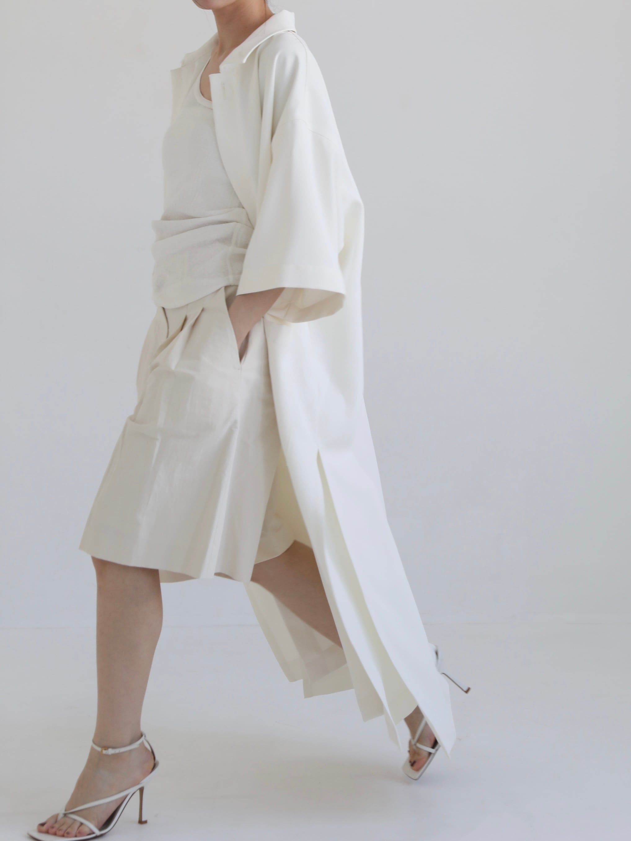 high-waist velours skirt -made in Japan - | aéré high-waist velours skirt -made in Japan - | aéré