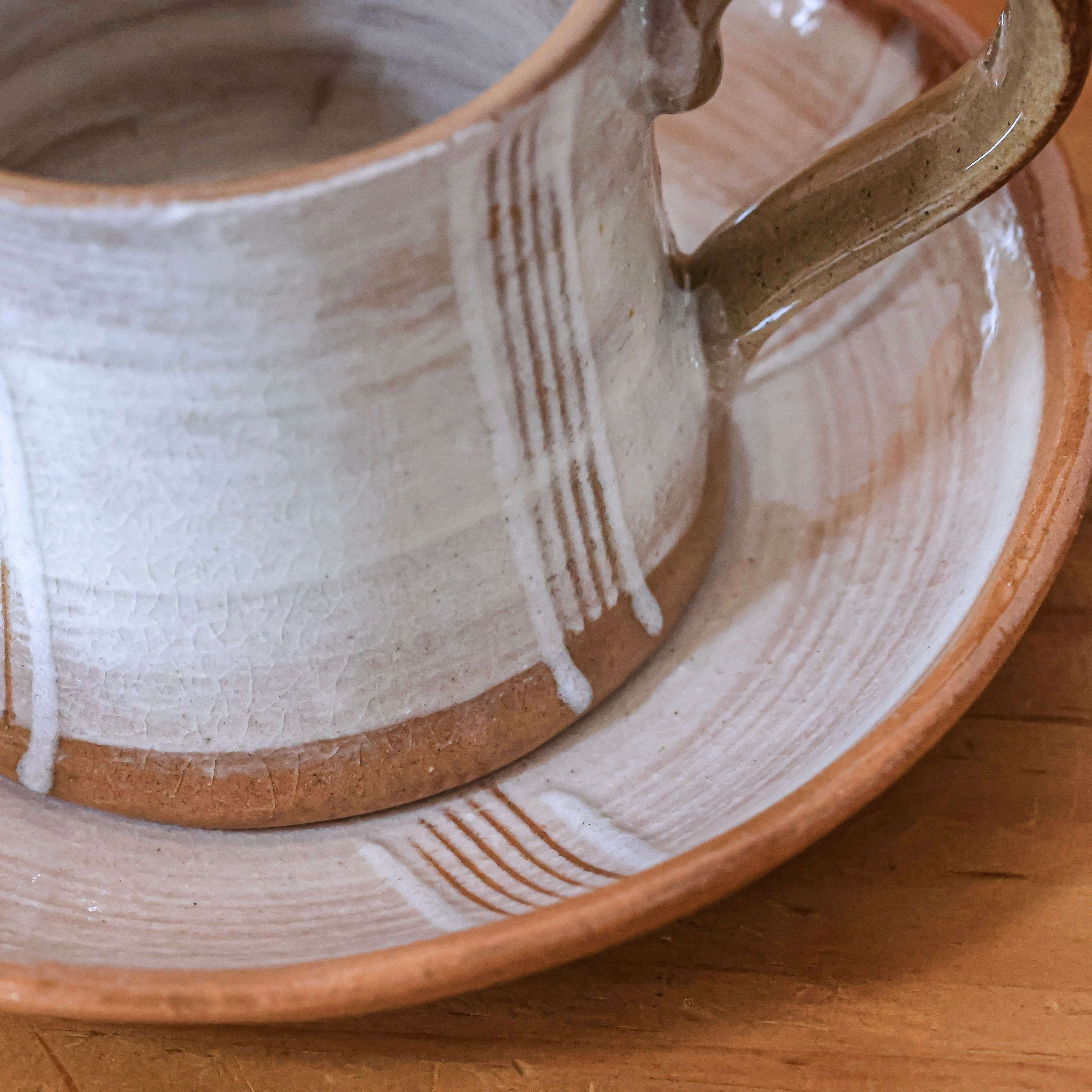 クラフトコーヒー&ソーサー「ホワイト」