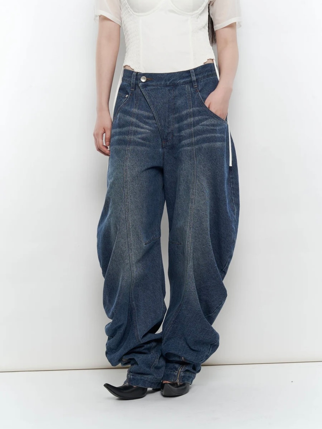【再入荷 | WOMEN】POOLDE プールデ / デニム / LIQUID DENIM PANTS - 12