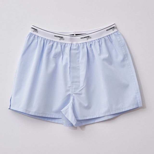 HOMME girls　BOXER SHORTS　CHAMBRAY BLUE