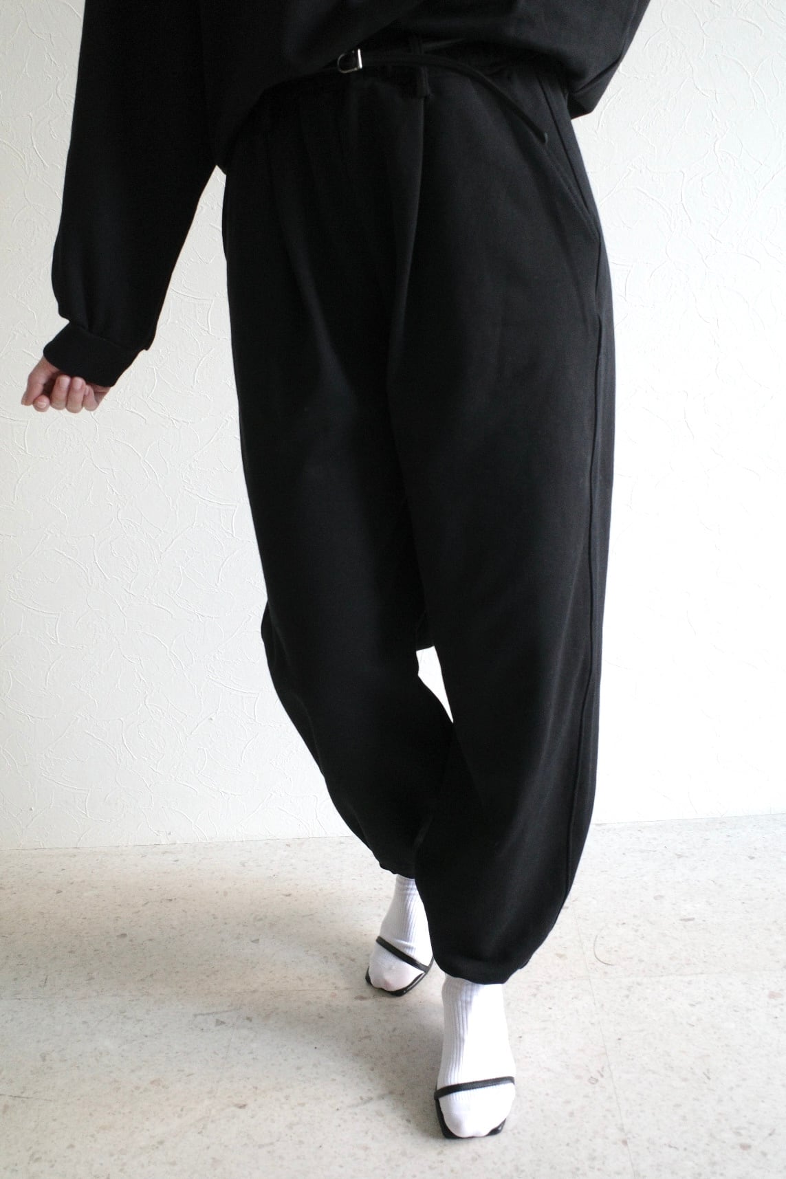 sweat jogger pants (black)