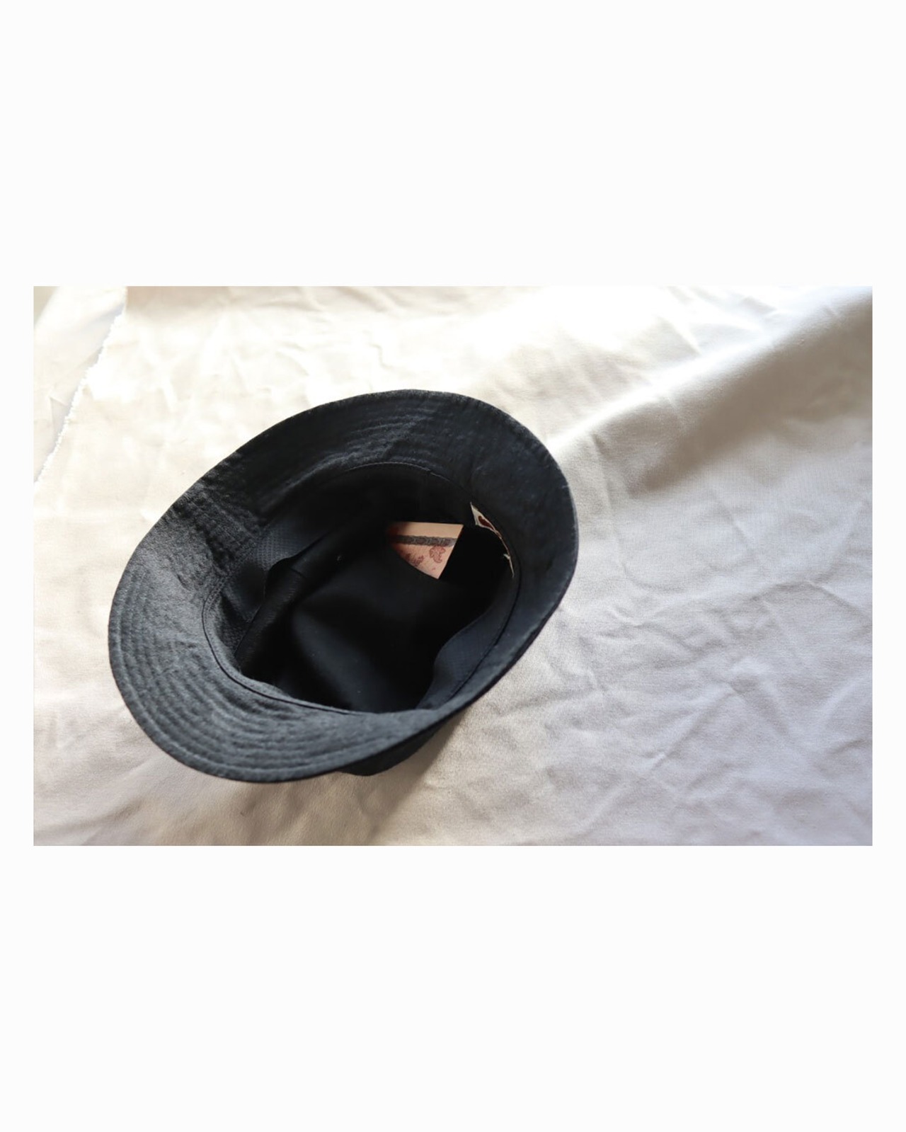バケットハット｜Triple-washed linen bucket hat ｜インディゴ