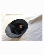 バケットハット｜Triple-washed linen bucket hat ｜インディゴ