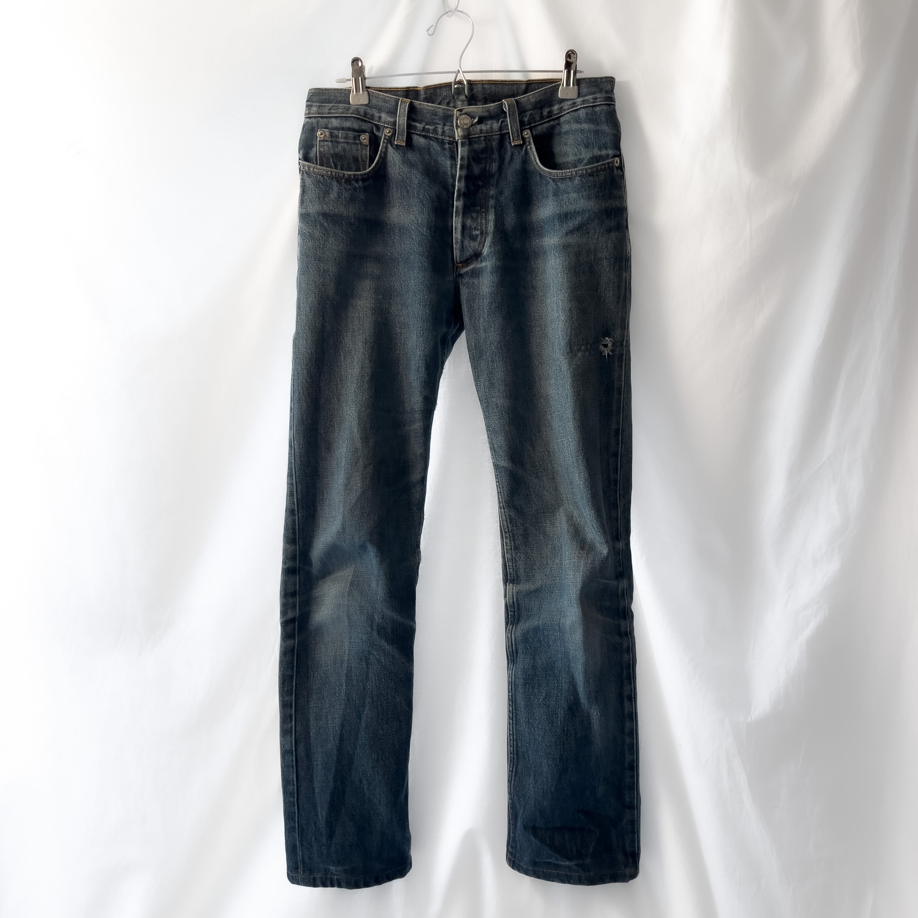 helmut lang” produced in 1998 本人期 classic raw denim ヘルムート ...