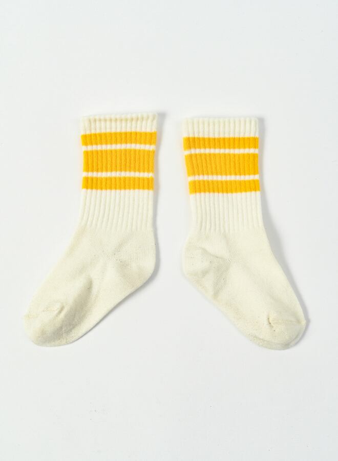 【EAST END HIGHLANDERS -line socks-<Yellow>】
