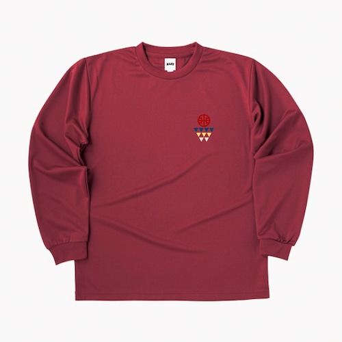 " B&R "  long sleeve Tee( Burgundy )