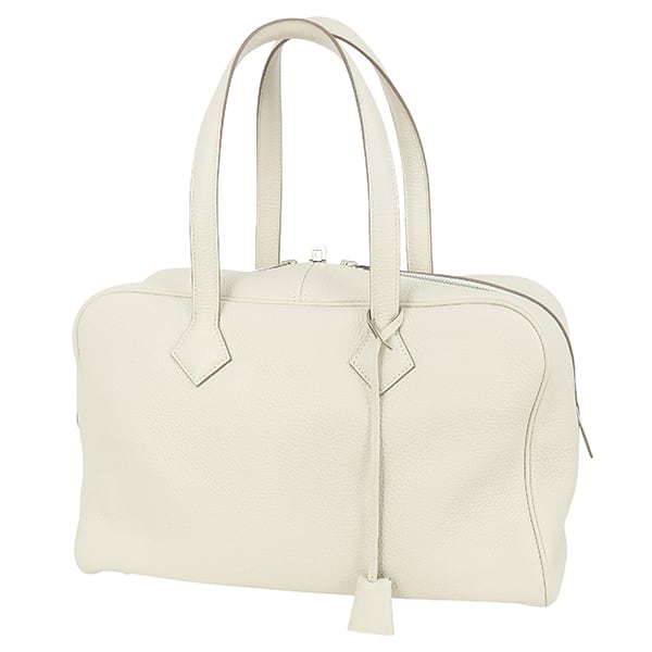 Used HERMES エルメス ヴィクトリア 35 トリヨンクレマンス クレ T刻印 超美品