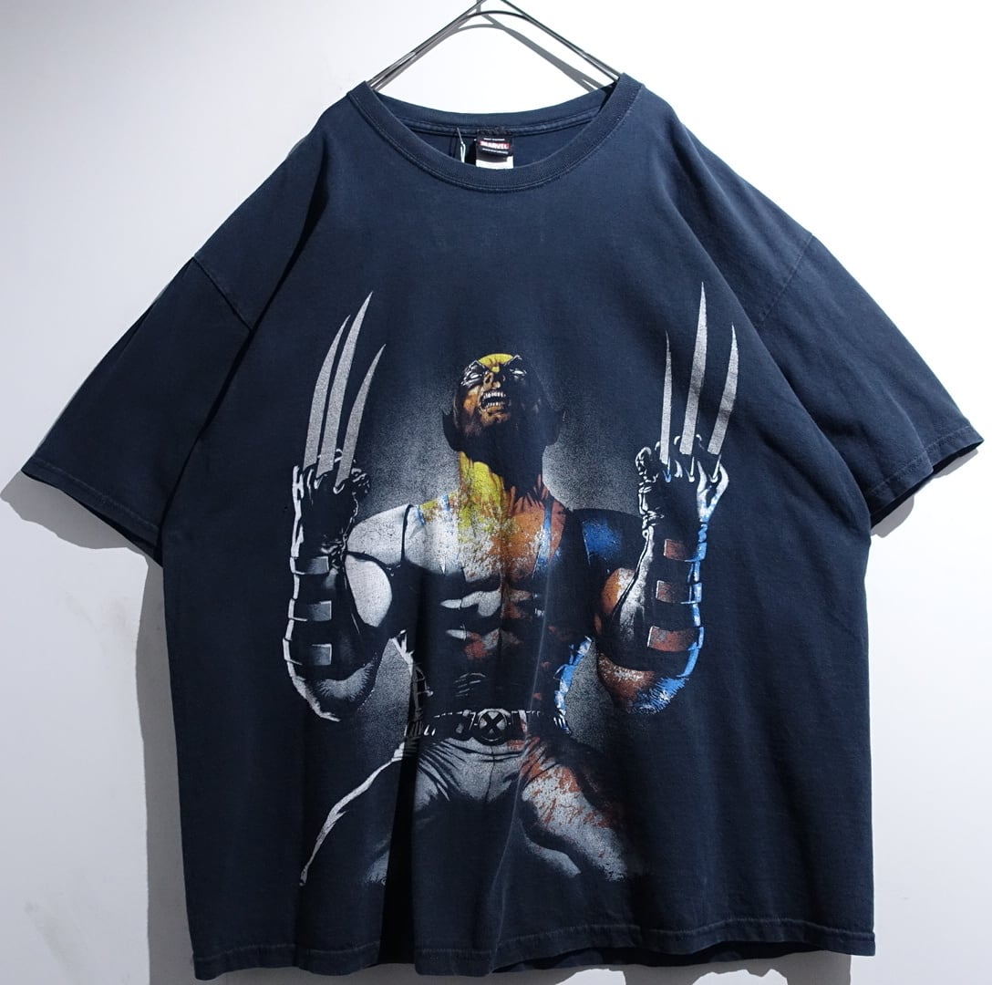 "Wolverine" Black Print Design MARVEL T-Shirt