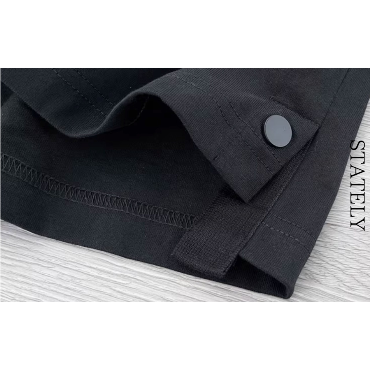 Minimal Button スリーブLong Tee/2color_T244・画像6