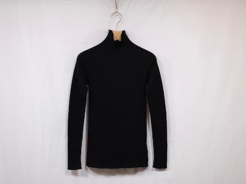 BATONER “ Women RIBNITURE TURTLE NECK” BLACK