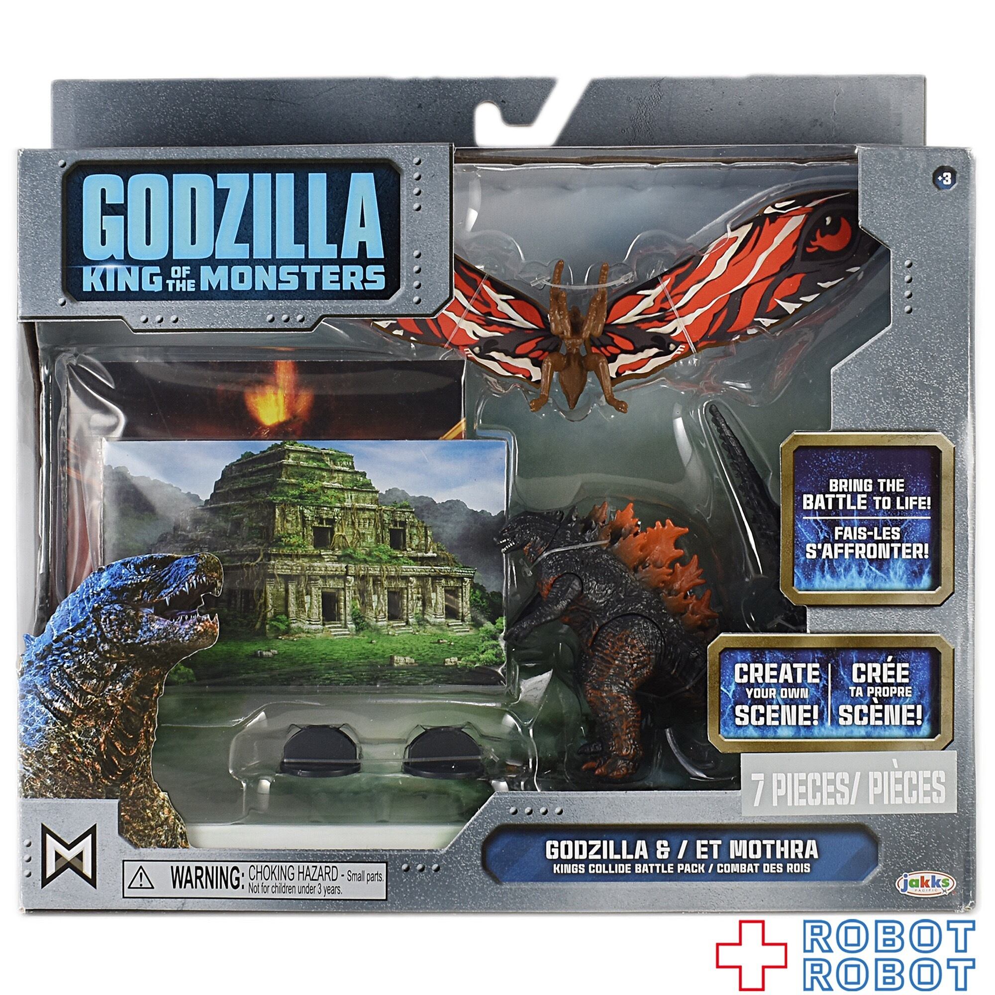 Jakks Pacific ゴジラ キング・オブ・モンスターズ ゴジラ & モスラ