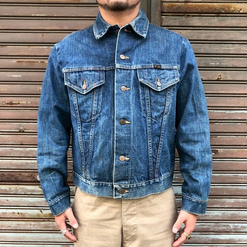 濃紺 USA製 70’s Wrangler ラングラー127MJ デニムジャケット 42サイズ ジージャン カウボーイ ウェスタン インディゴ ヴィンテージ XL
