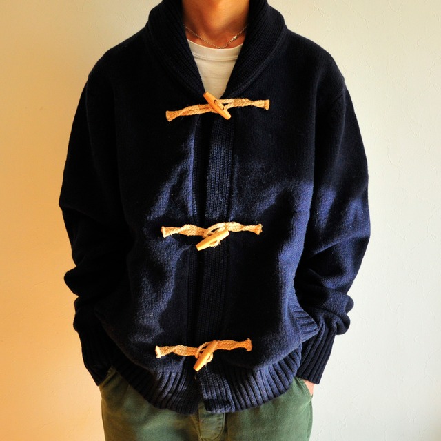 Tommy Hilfiger Wool duffle cardigan {トミーヒルフィガー ウールダッフル　カーディガン 古着　used メンズ}