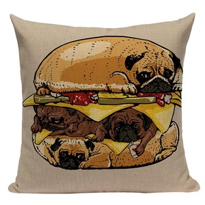 Cushion Cover  -hamburger-　　cush-87