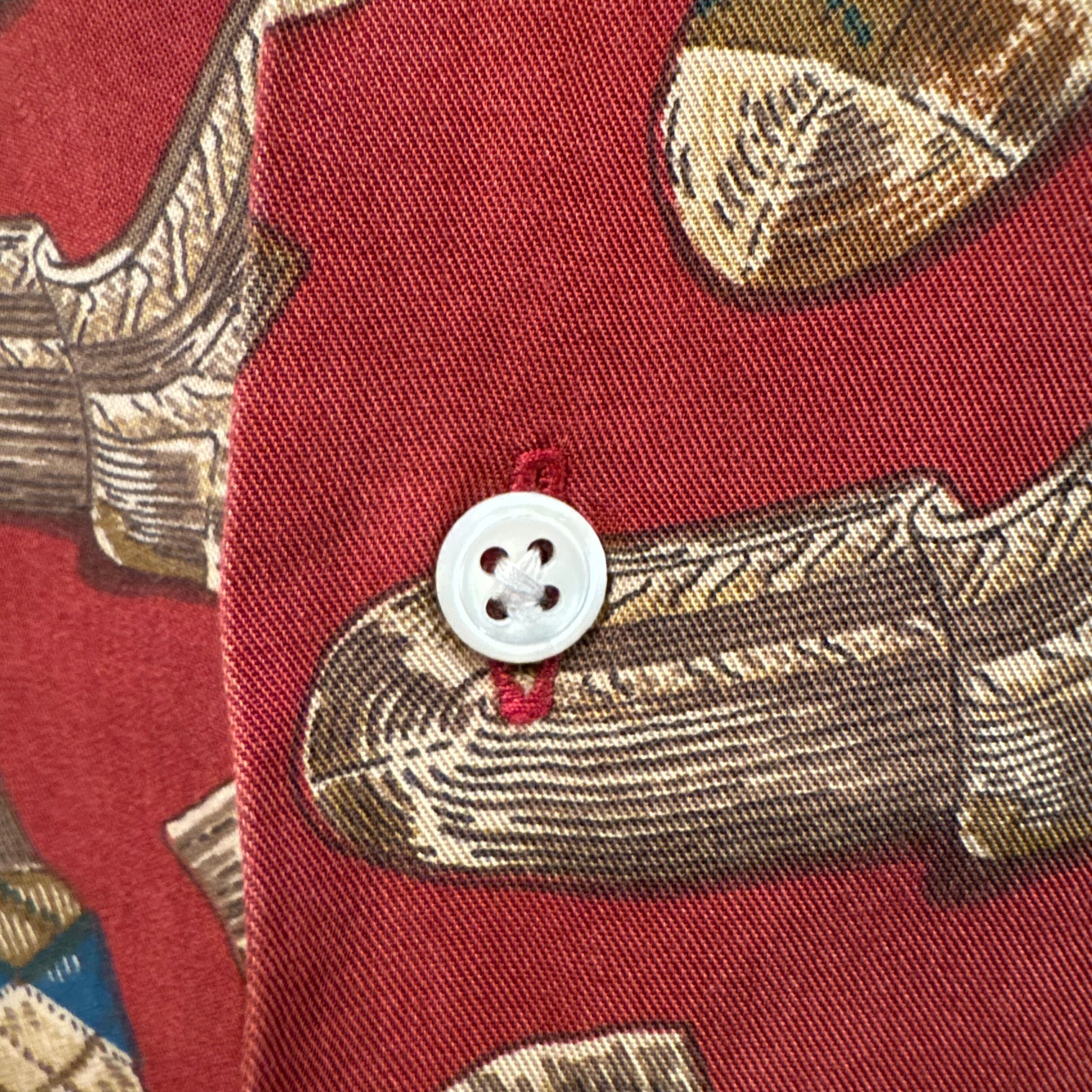 90s Polo Ralph Lauren Shirt RAYON Mサイズ！ 90s Polo Ralph Lauren Shirt RAYON / M | yowakeup