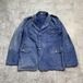 60-70s コットンツイル メタルボタン フレンチワークジャケット