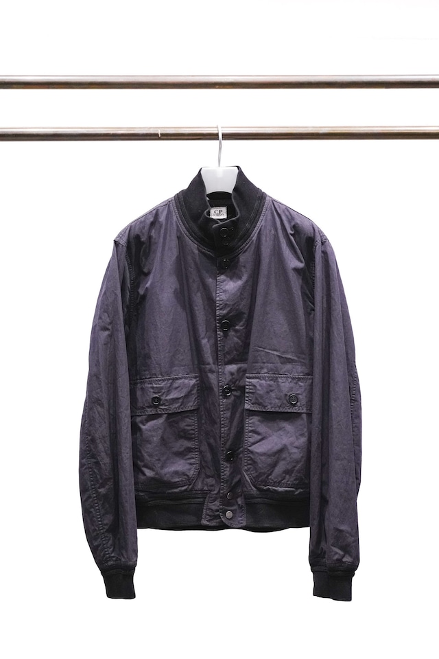 00's "C.P. COMPANY" Garment-Dyed Cotton Nylon Valster Jacket (Design by Alessandro Pungetti)