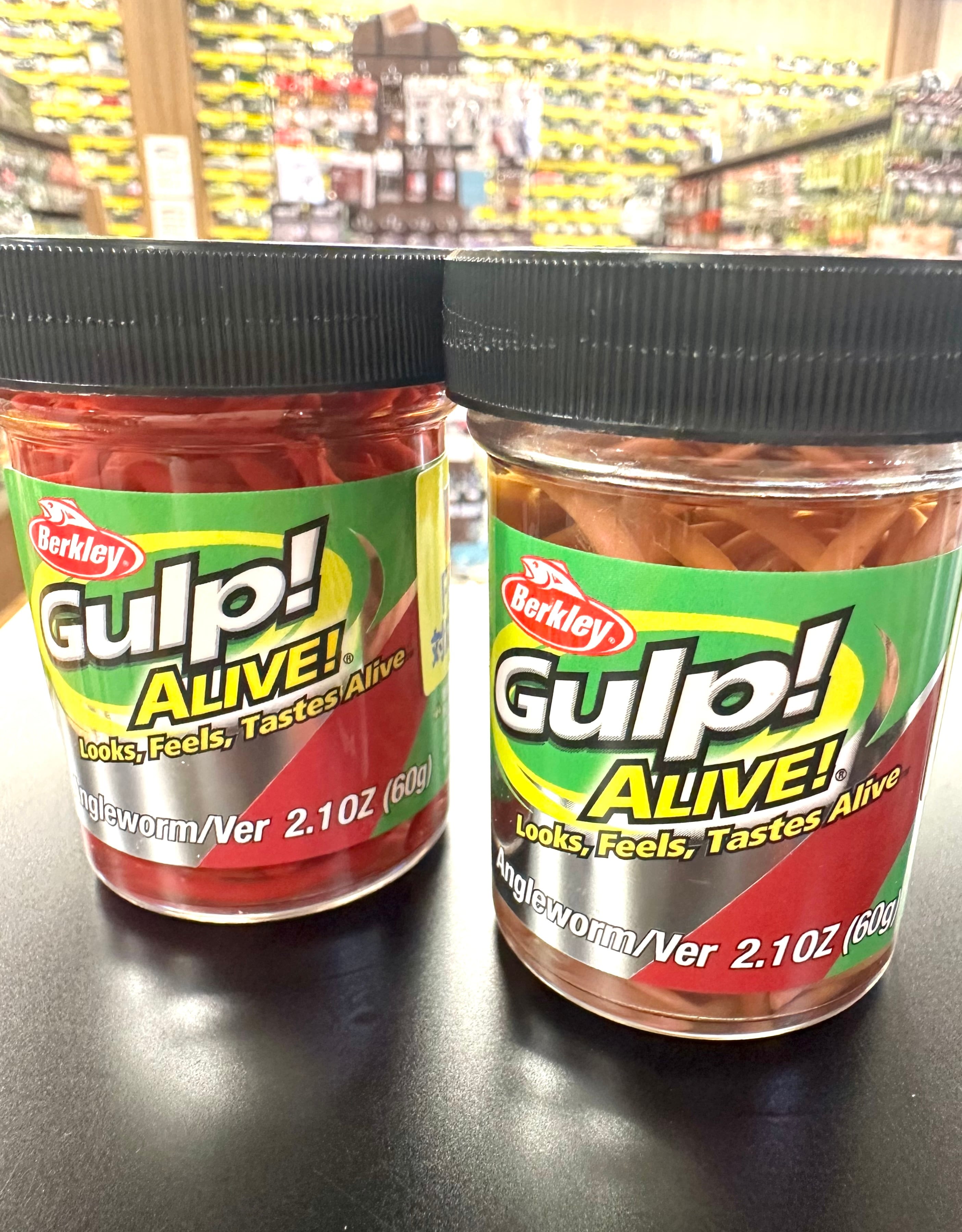 ガルプ　アースワーム レッド　７個 Berkley / ガルプ！アライブ アングルワーム（ミニアースワーム