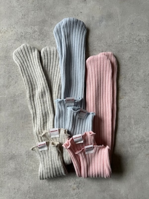 クシュクシュリブ  free socks  3530