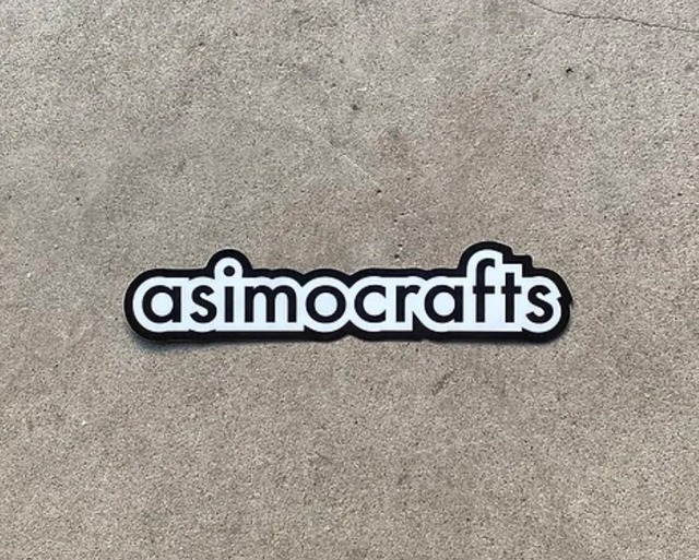 【asimocrafts】asimocraftsステッカー