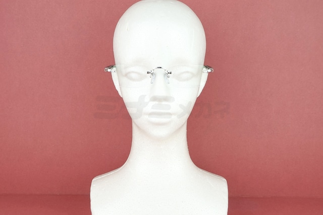 杉本 圭 メガネ KS-198 COL.1 ツーポイント MNヒンジ リムレス クラシカル 眼鏡 スギモトケイ 鯖江 日本製 正規品-6枚目