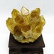 シトリン クラスター シトリンクォーツ 原石 台座付属 一点物 182-8453