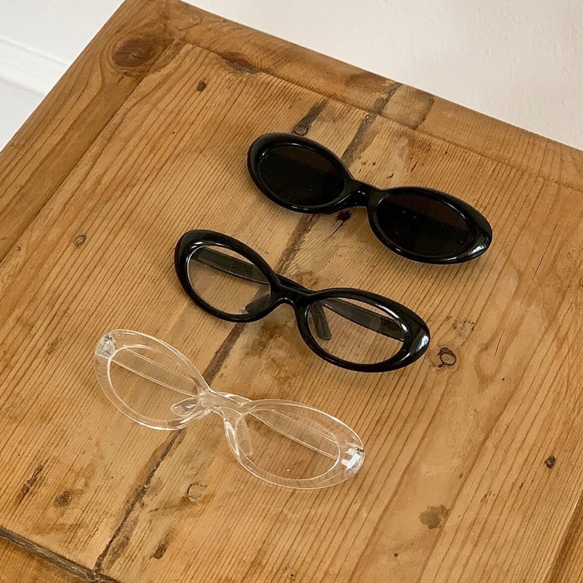 【seenii】chic Glasses (3 colors)