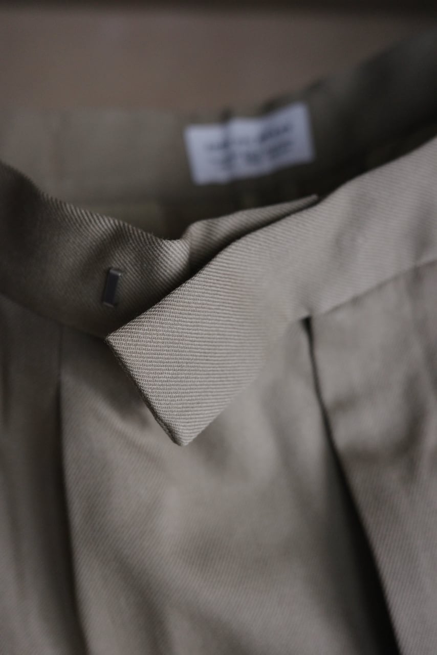 ENDS and MEANS / Wool Easy Trad Trousers | iremono