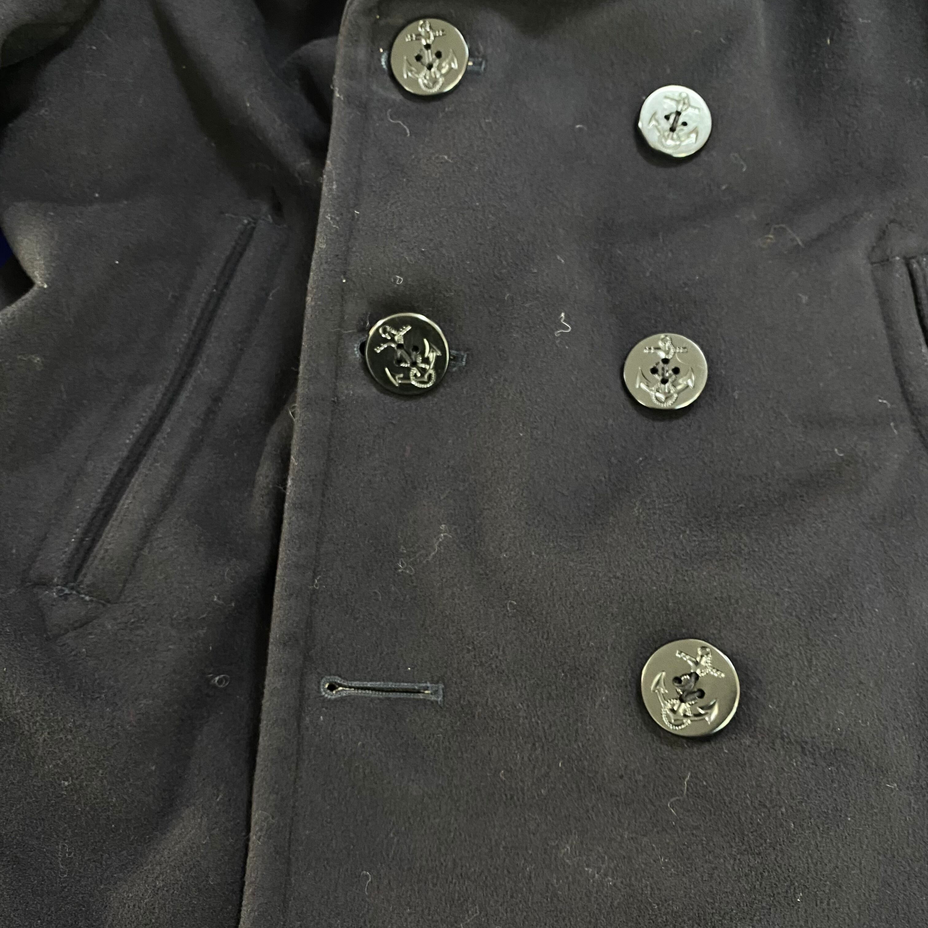 ［50s］NAVAL CLOTHING DEPOT “US NAVY”オリジナルPコート　vintage | オンライン古着屋83ハチサン  powered by BASE