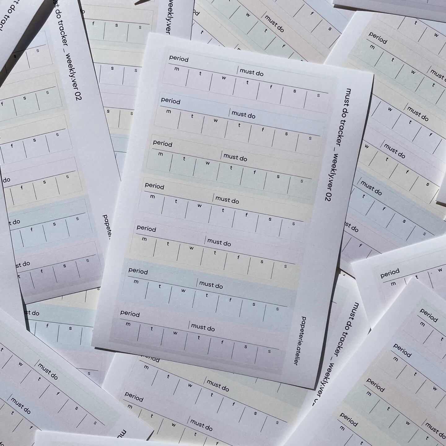 papeterie.atelier 〔must do tracker -weekly ver2-〕