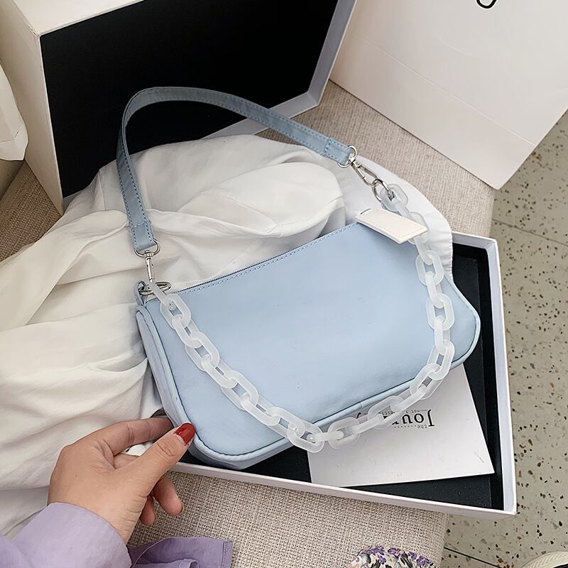 フレンチニッチバッグ女性2020新しい波夏のファッションチェーンショルダーバッグエインワイルドワイルドレッド脇の下バッグ Tiancai_Wing_Bag7386552