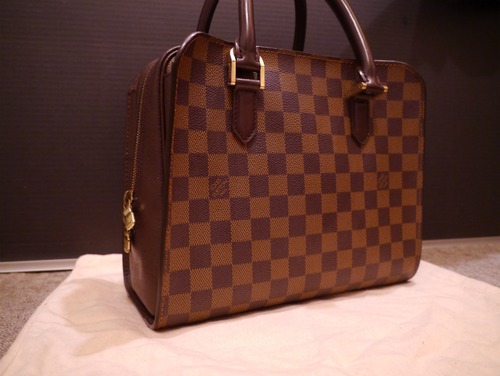 美品◆LOUISVUITTON ルイヴィトン ハンドバッグ ダミエ トリアナ◆