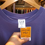 90s GAP ポケットTシャツ パープル