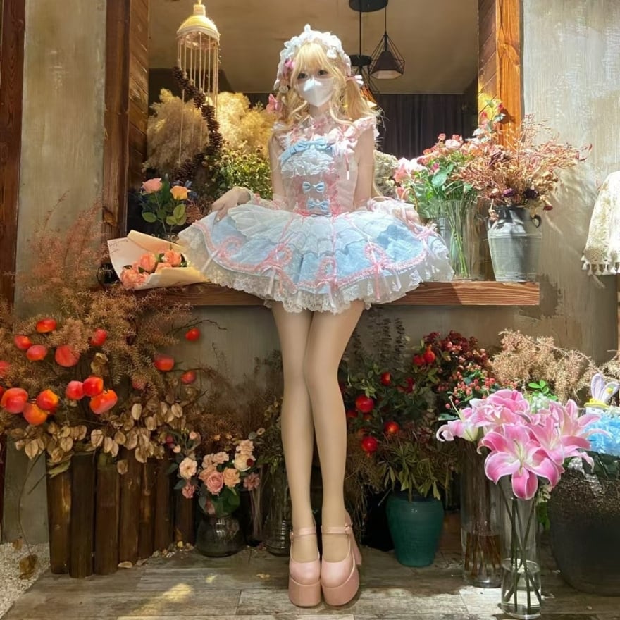 甘ロリ ふわふわアイドルロリィタドレス ライブ向け｜WithU | ゴスロリ