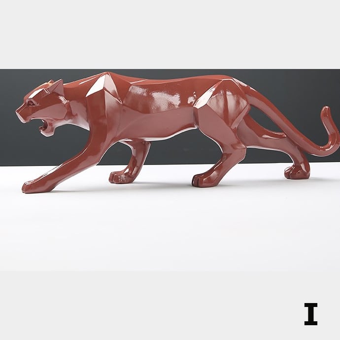 豹(ヒョウ)のクリエイティブ オブジェ | Russel 海外インテリア