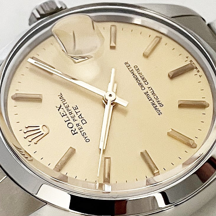 Rolex Oyster Perpetual Date 1500 (53*****) Champagne Dial | Nivram