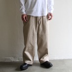 STILL BY HAND【 mens 】tuck wide pants