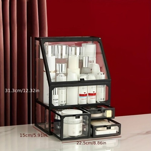 コスメ収納棚 スキンケア収納棚 香水収納棚 ２色展開 シンプルなデザイン