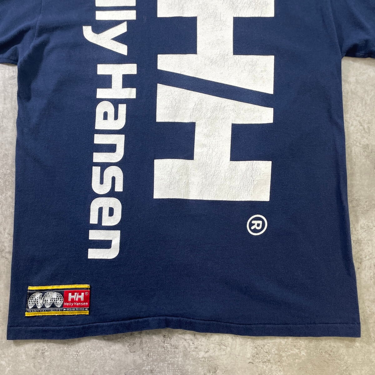 90年代 HELLY HANSEN ヘリーハンセン ビッグロゴプリントTシャツ
